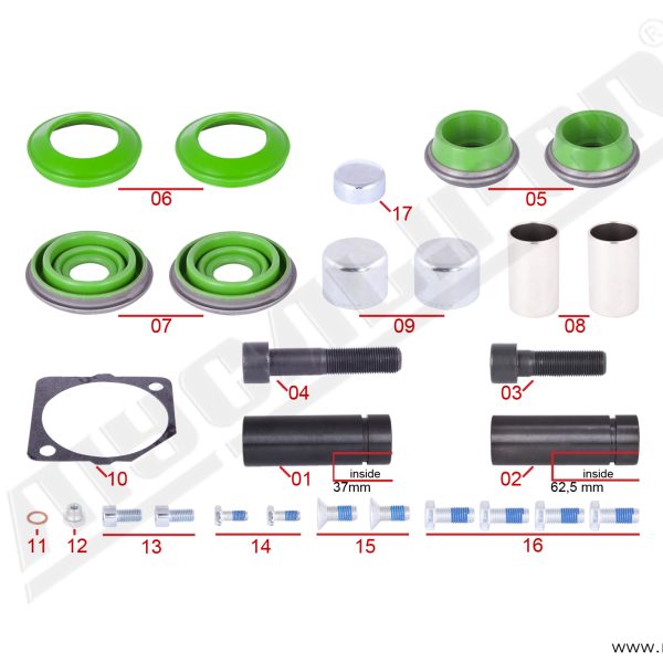 SET REPARATIE ETRIER DX195