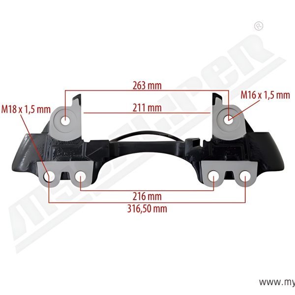 Calaret etrier SAF My-100959